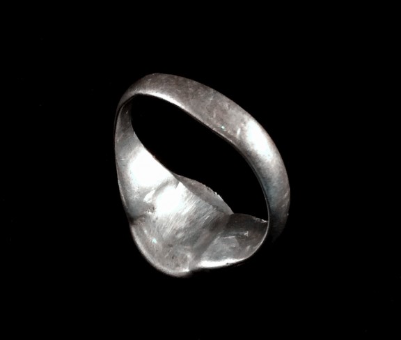 Roman Silver Ring with Decoration - Brigantia (York) Ltd